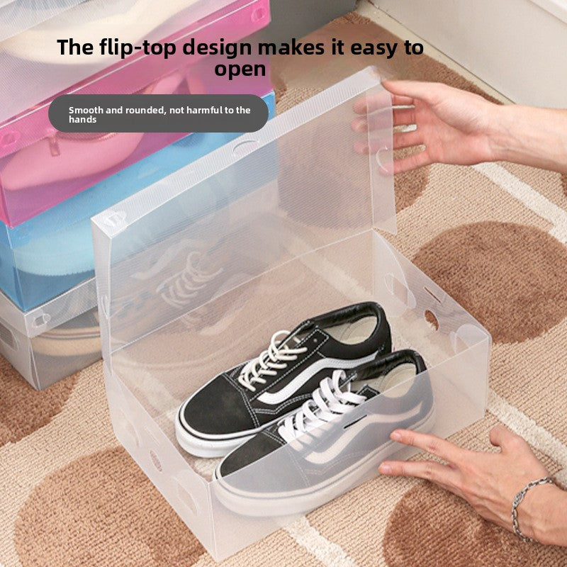 Transparent plastic moisture-proof storage box
