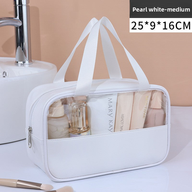 Transparent Portable Cosmetic Storage Bag