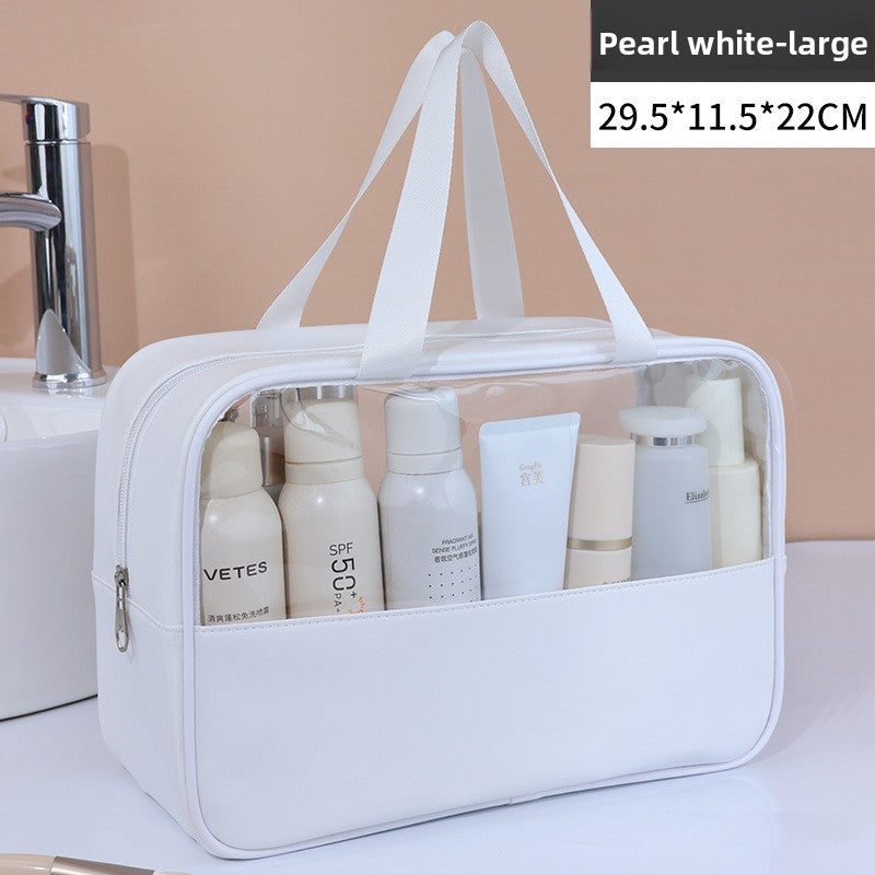 Transparent Portable Cosmetic Storage Bag