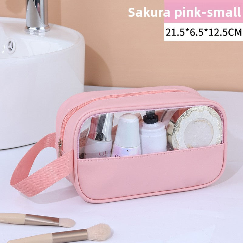Transparent Portable Cosmetic Storage Bag