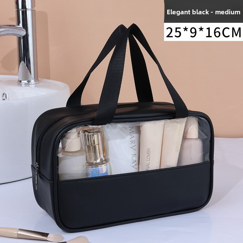 Transparent Portable Cosmetic Storage Bag