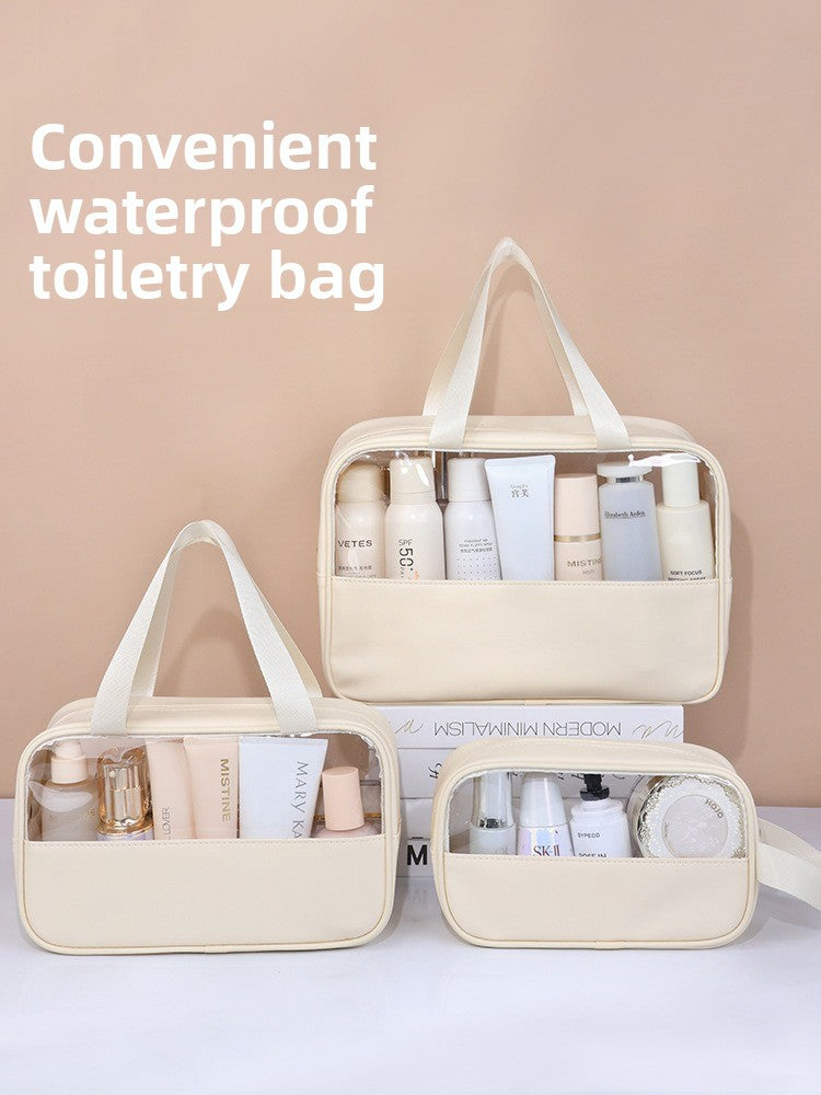 Transparent Portable Cosmetic Storage Bag