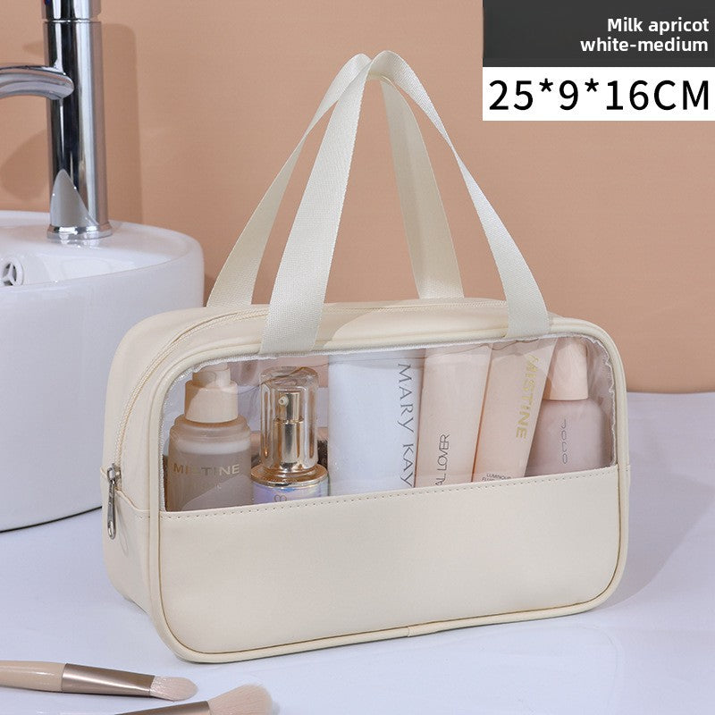 Transparent Portable Cosmetic Storage Bag