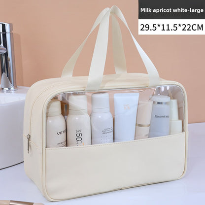 Transparent Portable Cosmetic Storage Bag
