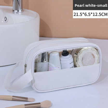 Transparent Portable Cosmetic Storage Bag