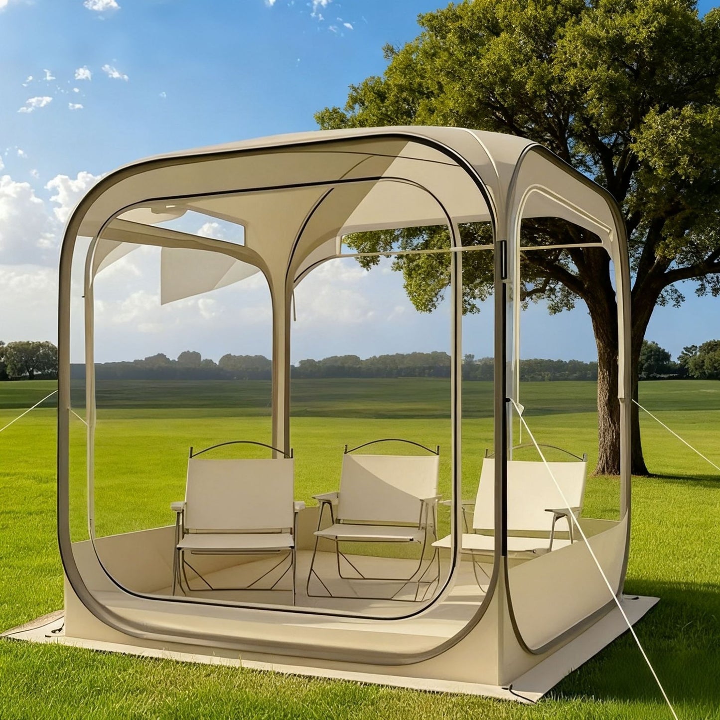 Transparent PVC Camping Tent Portable Bubble House