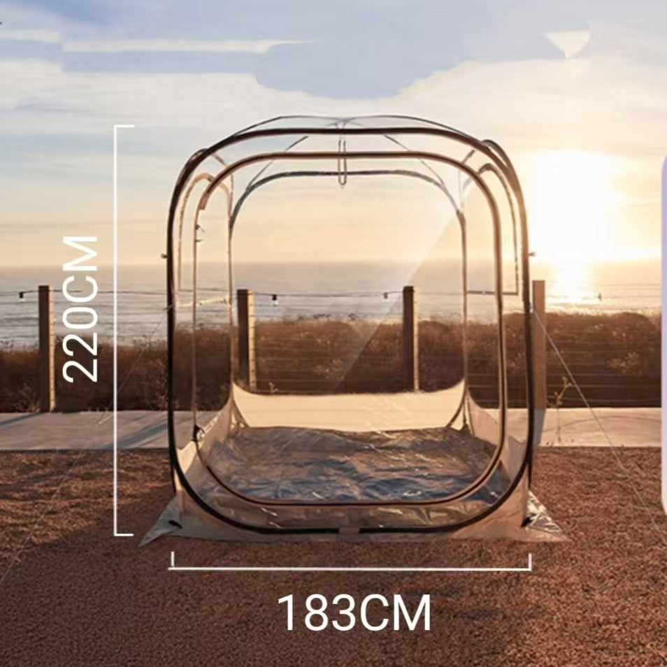 Transparent PVC Camping Tent Portable Bubble House