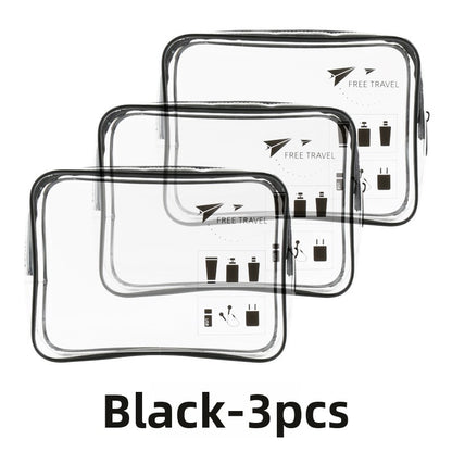 Transparent PVC Cosmetic Travel Storage Bag