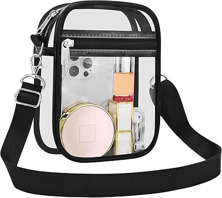 Transparent PVC Crossbody Bag