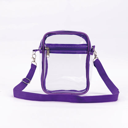 Transparent PVC Crossbody Bag
