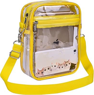 Transparent PVC Crossbody Bag