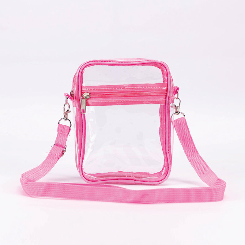 Transparent PVC Crossbody Bag