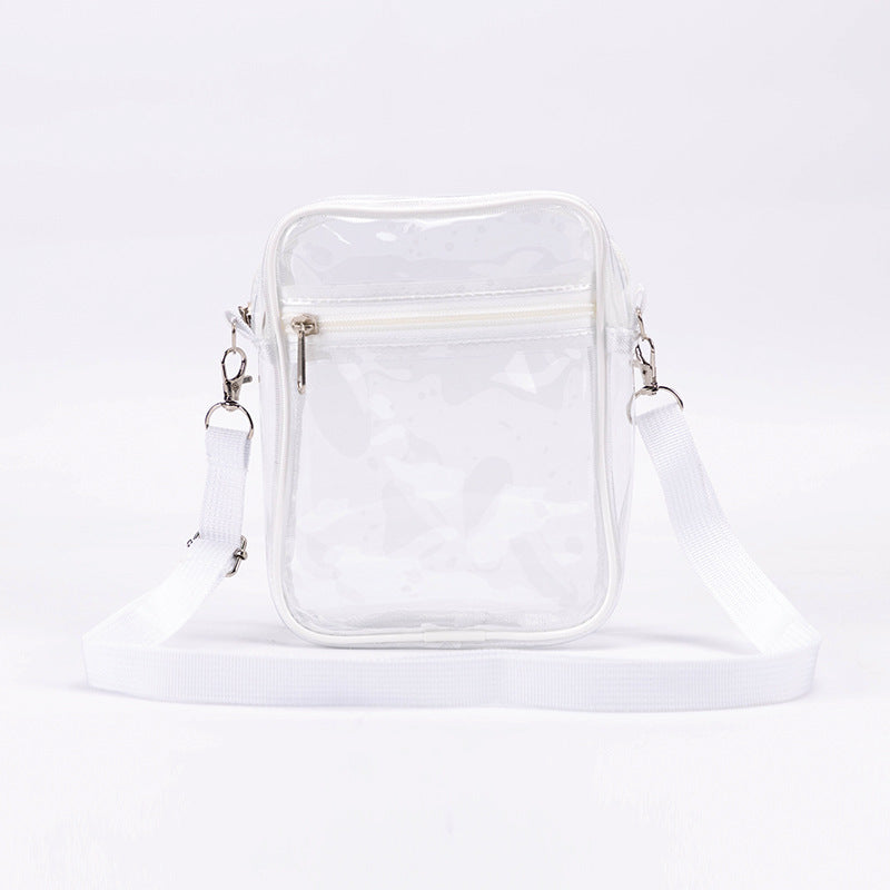 Transparent PVC Crossbody Bag