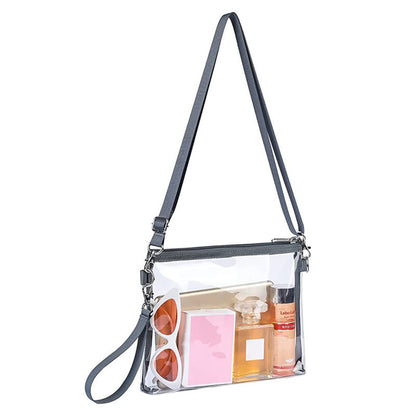 Transparent PVC Crossbody Coin Purse
