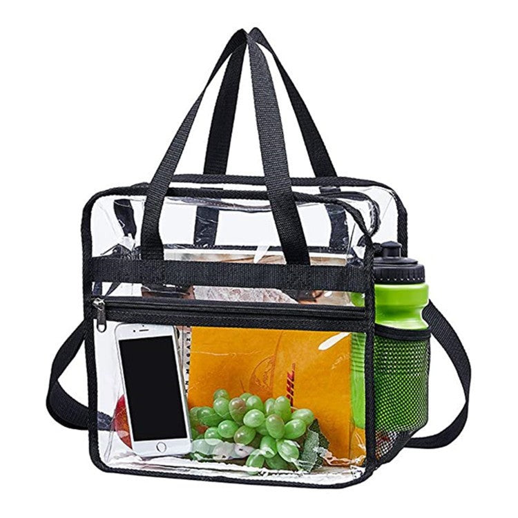 Transparent PVC Toiletry Bag with Shoulder Strap