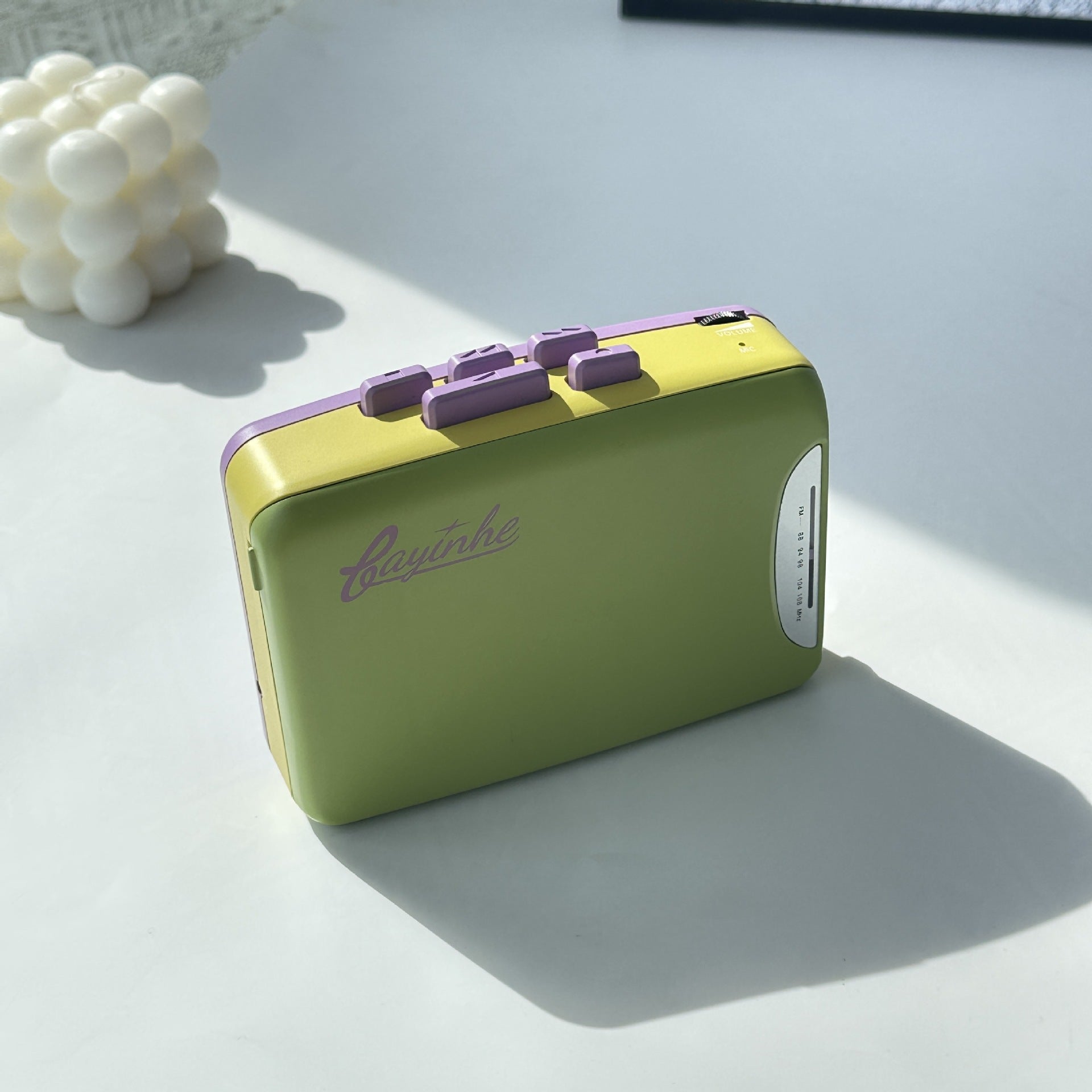 Transparent Retro Cassette Player