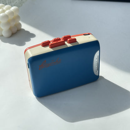 Transparent Retro Cassette Player