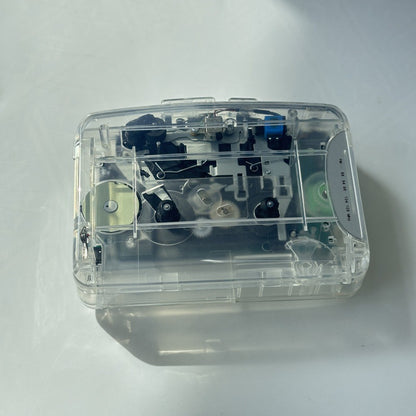 Transparent Retro Cassette Player