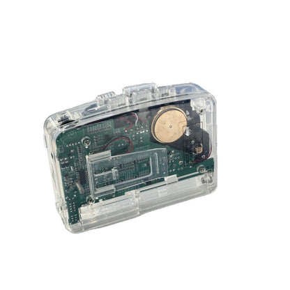 Transparent Retro Cassette Player