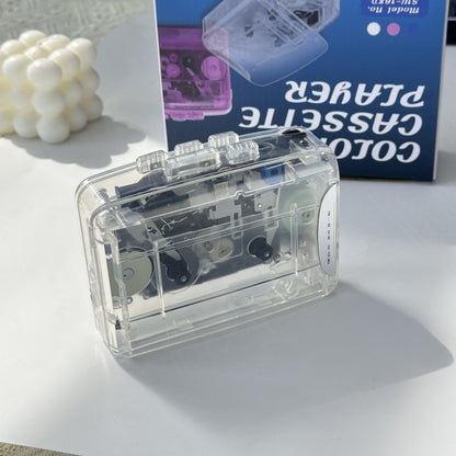 Transparent Retro Cassette Player