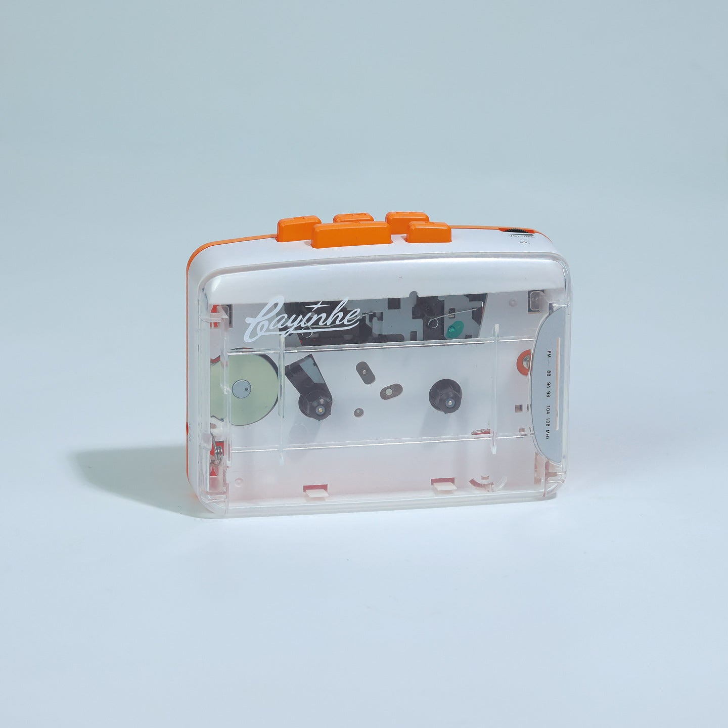 Transparent Retro Cassette Player