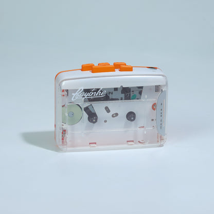 Transparent Retro Cassette Player
