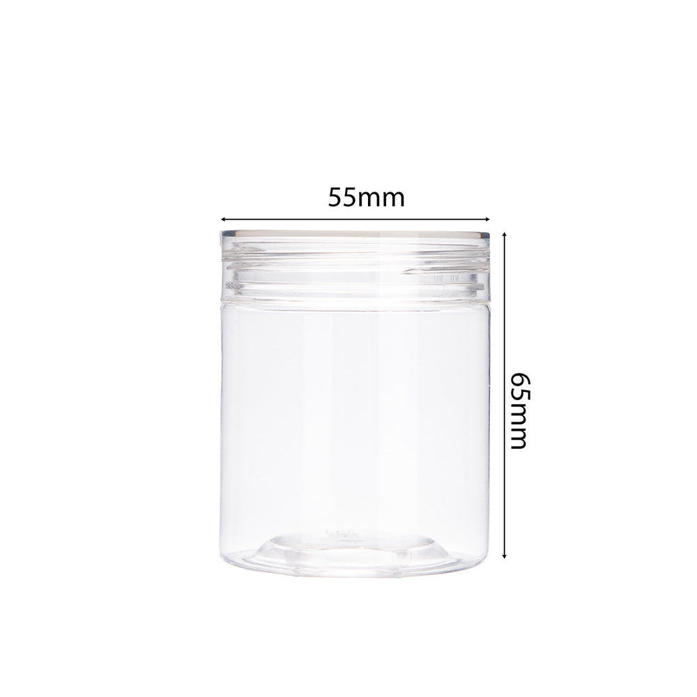 Transparent sealed jar