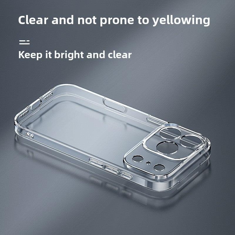 Transparent Silicone Protective Case for Apple Phones