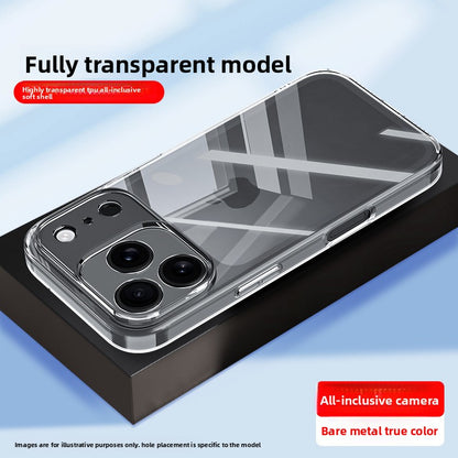 Transparent Silicone Protective Case for Apple Phones