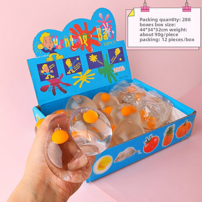 Transparent Simulation Egg Stress Relief Toy