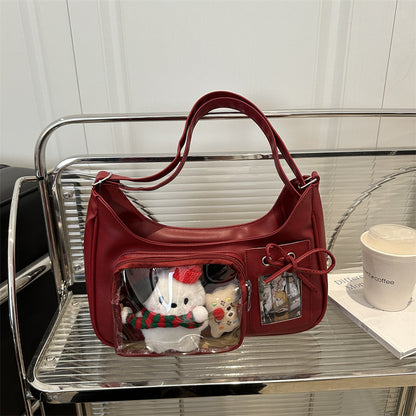 Transparent Square Crossbody Bag