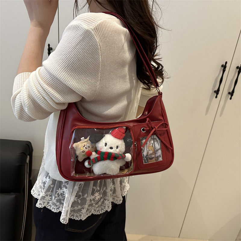 Transparent Square Crossbody Bag