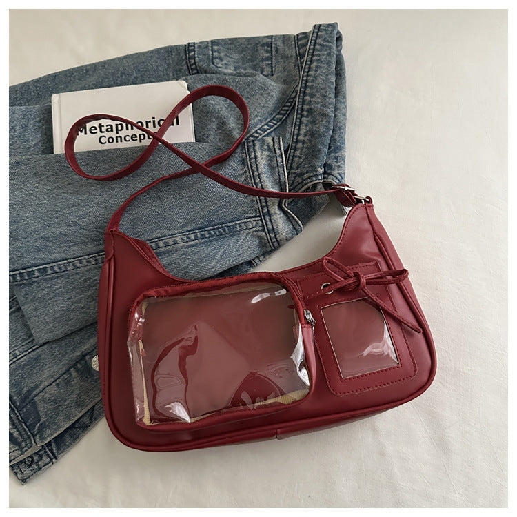 Transparent Square Crossbody Bag