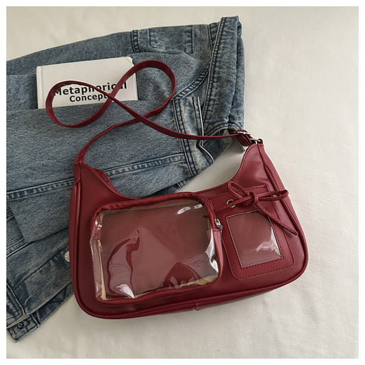 Transparent Square Crossbody Bag