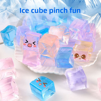Transparent Squeeze Decompression Toy