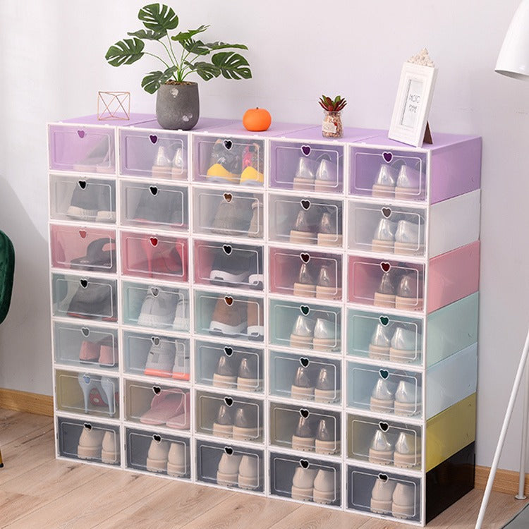 Transparent Stackable Shoe Storage Box