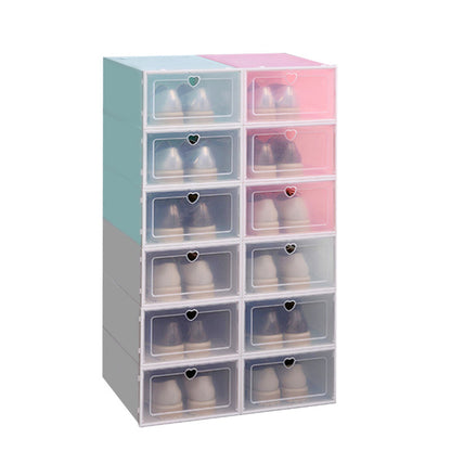 Transparent Stackable Shoe Storage Box