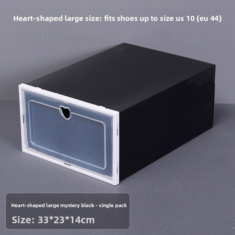 Transparent Stackable Shoe Storage Box