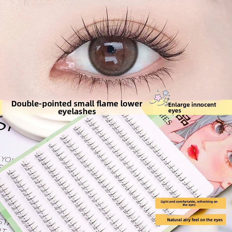 Transparent Stem Segmented False Eyelashes