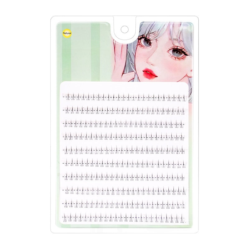 Transparent Stem Segmented False Eyelashes