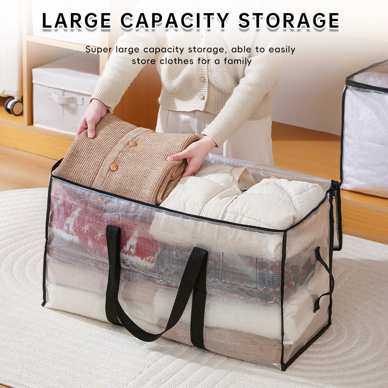 Transparent Storage Bags with Waterproof Protection