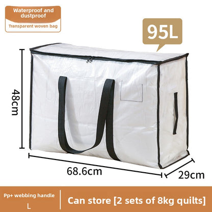 Transparent Storage Bags with Waterproof Protection