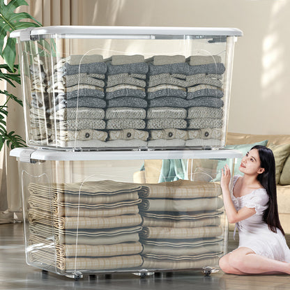Transparent storage box