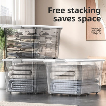 Transparent storage box