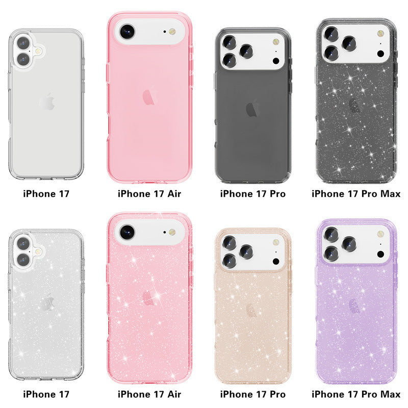 Transparent thickened phone case