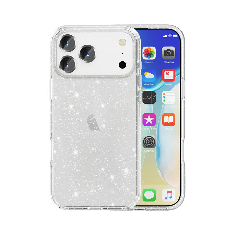 Transparent thickened phone case