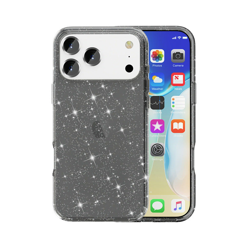 Transparent thickened phone case