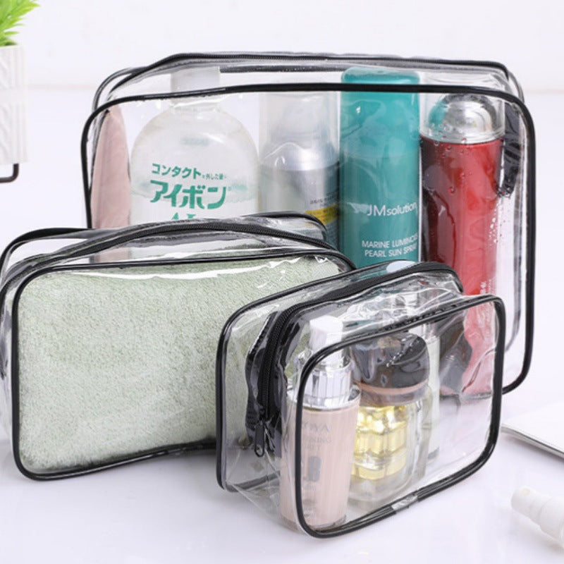 Transparent toiletry bag