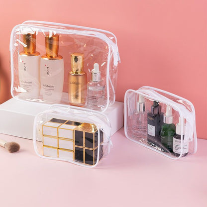 Transparent toiletry bag