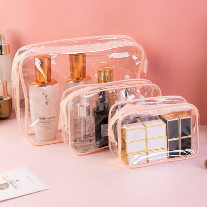 Transparent toiletry bag